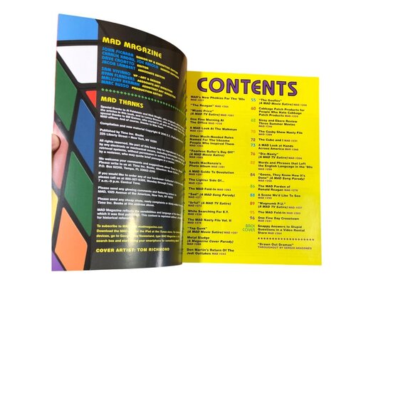 Mad Magazine Spoofs The 80s Special Collectors Ed Michael Jackson Goonies Ferri - Picture 4 of 8